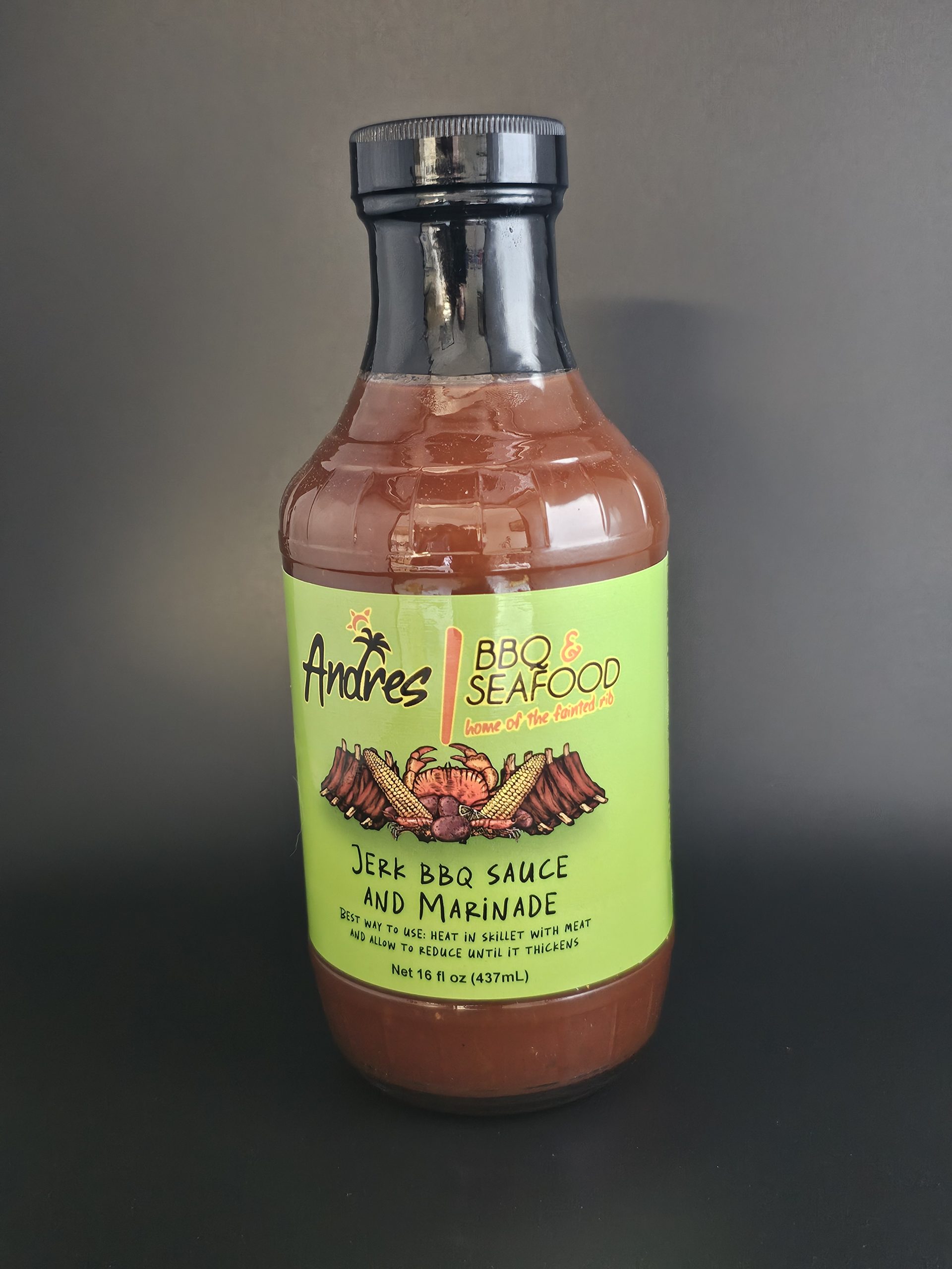 Bottle of Jerk BBQ Sauce and Marinade