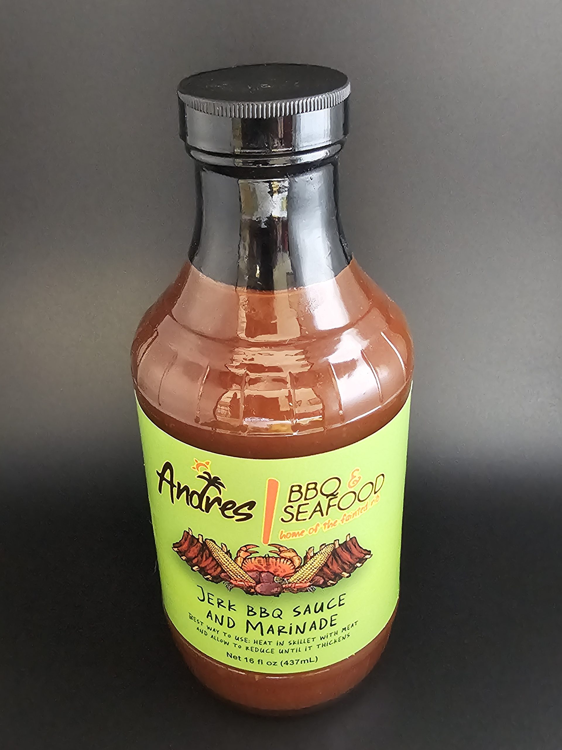 Bottle of Jerk BBQ Sauce and Marinade